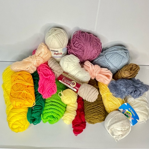 Other - Big Bundle of Vintage Mixed Yarn